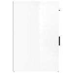 Armoire de bureau pratique avec grand espace de rangement 40 x 49 x 75 cm en bois d'ingénierie blanc brillant 02_0048290