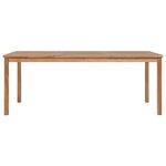 vidaXL Ensemble de salle à manger de jardin 7 pièces 200 x 100 cm en bois de teck massif