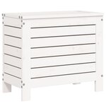vidaXL Salon de jardin 10 Pièces blanc bois de pin massif