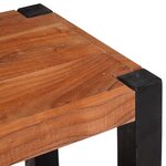 vidaXL Étagère 3 Pièces Marron 80 x 30 x 110 cm Bois d'acacia massif