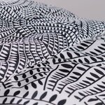 Parure de lit noir et blanc 260 x 240 cm