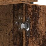 Meuble TV vidaXL Artisan Chêne 101x35x65 cm en Bois d'Ingénierie et Acier