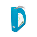 Porte-revues q-connect polystyrene documents a4      oeillet prehension            250x80x320mm coloris bleu