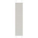 vidaXL Store plissé gris clair 40x200 cm largeur du tissu 39 4 cm