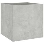 vidaXL Ensemble de meubles de couloir Gris béton Bois d'ingénierie