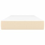 vidaXL Matelas à ressorts ensachés pour enfants crème 80x160 cm tissu