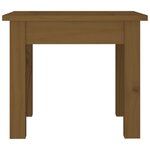 vidaXL Table basse Marron miel 35x35x30 cm Bois massif de pin