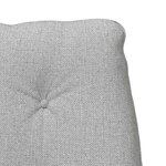 vidaXL fauteuil Gris nuage 69 x 74 x 93 cm Tissu Sherpa