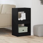 Bibliothèque/Séparateur de pièce vidaXL Chêne noir 40x30x71 5 cm