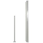 vidaXL Auvent latéral rétractable 120 x 300 cm Blanc cassé