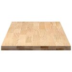 vidaXL Plan de travail de cuisine bois de chêne massif rectangulaire