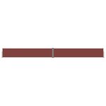vidaXL Auvent latéral rétractable Marron 117x1200 cm
