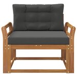 vidaXL Sofa de milieu extérieur Naturel