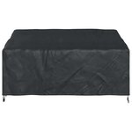 vidaXL Housse de banc de jardin Noir 185 x 85 x 65 / 94 cm Tissu 600D