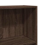 vidaXL Bibliothèque chêne marron 40x24x143 cm bois d'ingénierie