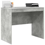 vidaXL Bureau Autre Gris béton 90 x 50 x 76 cm Bois d'ingénierie