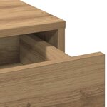 vidaXL Table de Toilette Marron 100 x 41 x 140 cm Bois d'ingénierie