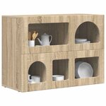 vidaXL Buffet Chêne Sonoma 80 5 x 35 x 59 cm Bois d'ingénierie