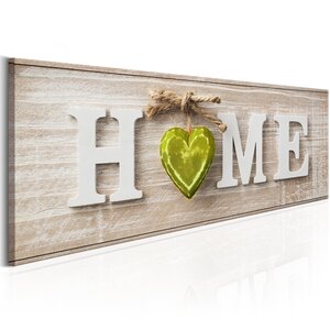 Tableau - home: green l x h en cm 135x45