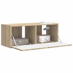 vidaXL Meuble TV mural Sonoma 60 x 31 x 29.5 cm Bois d'ingénierie