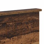 vidaXL Tête de lit Bois Ancien 140 cm Bois d'ingénierie