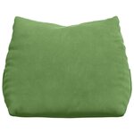 vidaXL Coussin de Dos Vert clair 45 x 20 x 35 cm