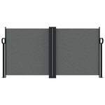 vidaXL Auvent latéral rétractable anthracite 120x1200 cm