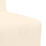 vidaXL Unité de Sofa Modulaire Sans Accoudoirs Crème 55 x 74 x 82 cm