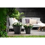 Vibia Campana Bac à fleurs Carré 37 - Noir Ø 36 x 36 cm