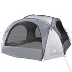 vidaXL Tente de réception blanc et gris imperméable