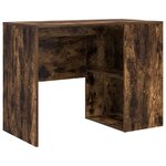 vidaXL Bureau d'angle avec tiroir 2 Pièces Chêne fumé 102 x 50 x 75 cm