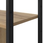 vidaXL Étagère Chêne artisanal 80 x 30 x 155 5 cm Bois d'ingénierie