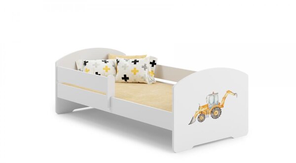Lit enfant LUK BAR 140x70 tracteur avec matelas