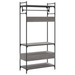 vidaXL Armoire à tiroirs sonoma gris 89x39x184 5 cm bois d'ingénierie