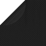 vidaXL Couverture de piscine Noir 417 cm PE