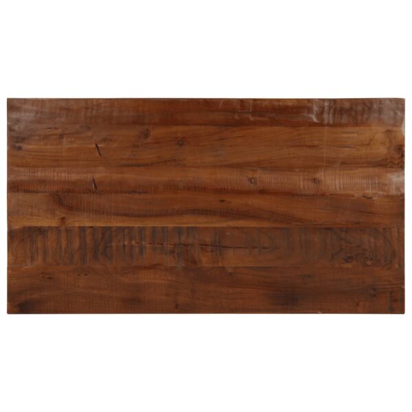 vidaXL Dessus de table 100x60x2 5cm rectangulaire bois massif récupéré
