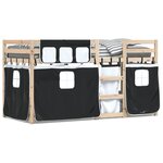 vidaXL Lit superposé sans matelas 90x190 cm bois de pin massif