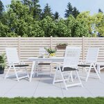 vidaXL Coussins de chaise de jardin lot de 4 anthracite 40x40x4 cm