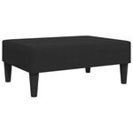 vidaXL Ensemble de canapés 2 Pièces avec coussins noir velours