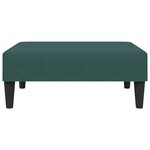vidaXL Ensemble de canapés 2 Pièces vert foncé velours