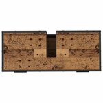 vidaXL Ensemble de mobilier de salle de bain 3 Pièces Bois ancien