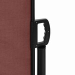vidaXL Auvent latéral rétractable marron 220x300 cm