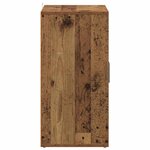 vidaXL Armoire à chaussures vieux bois 60x35x70 cm bois d'ingénierie