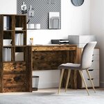 vidaXL Bureau Chêne fumé 90 x 50 x 76 cm Bois d'ingénierie