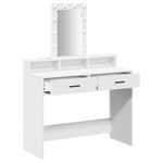 vidaXL Table de Toilette Blanc 100 x 41 x 140 cm Bois d'ingénierie