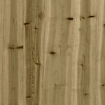 vidaXL Repose-pied de jardin bois de pin imprégné