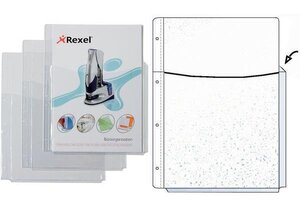 pochette transparente A4 grande capacité avec pochette frontale REXEL
