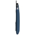 vidaXL Tête de lit suspendue Bleu Tissu