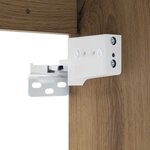 vidaXL Meuble de Salle de Bain In-between Bois ancien 30 x 41 x 50 cm