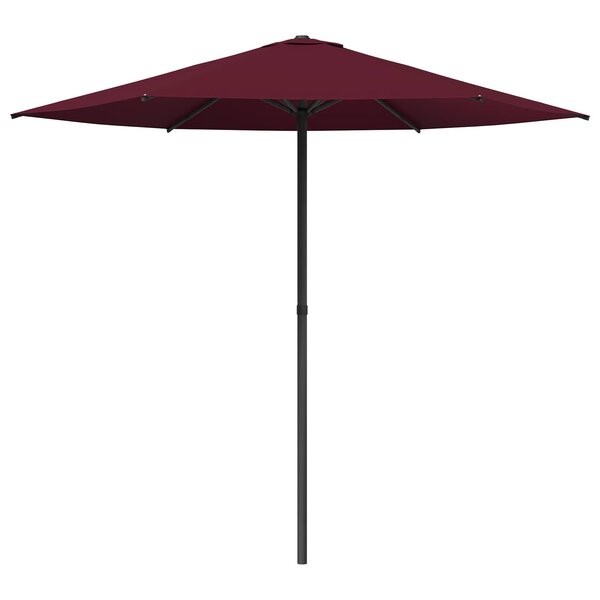 vidaXL Parasol de jardin 230 x 230 cm Polyester Rectangulaire Bordeaux